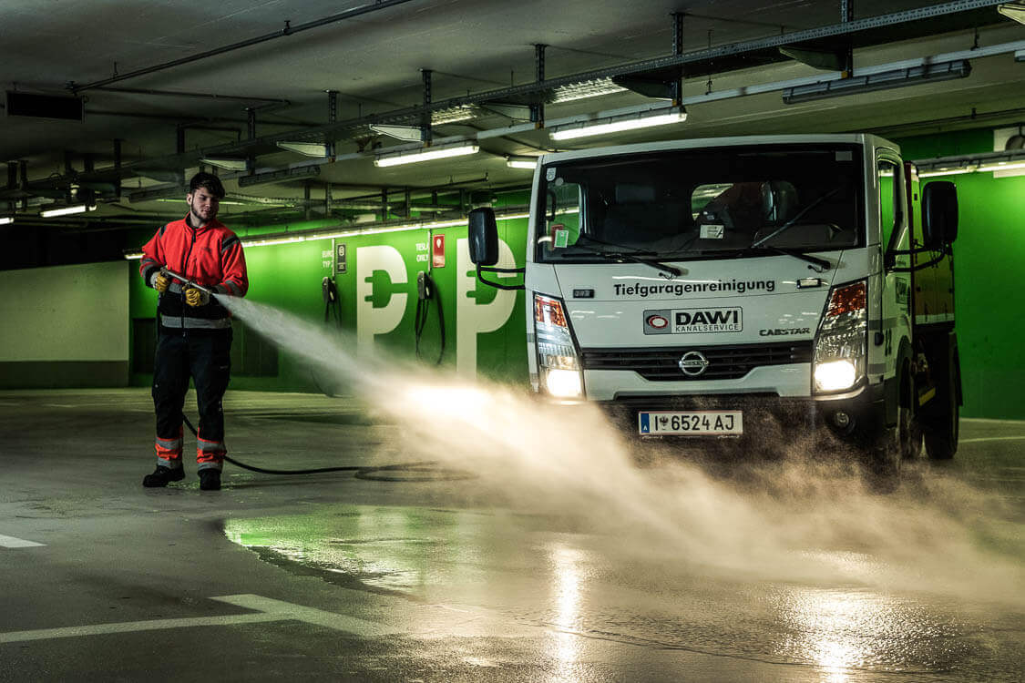 Tiefgaragenreinigung in Kitzbühel