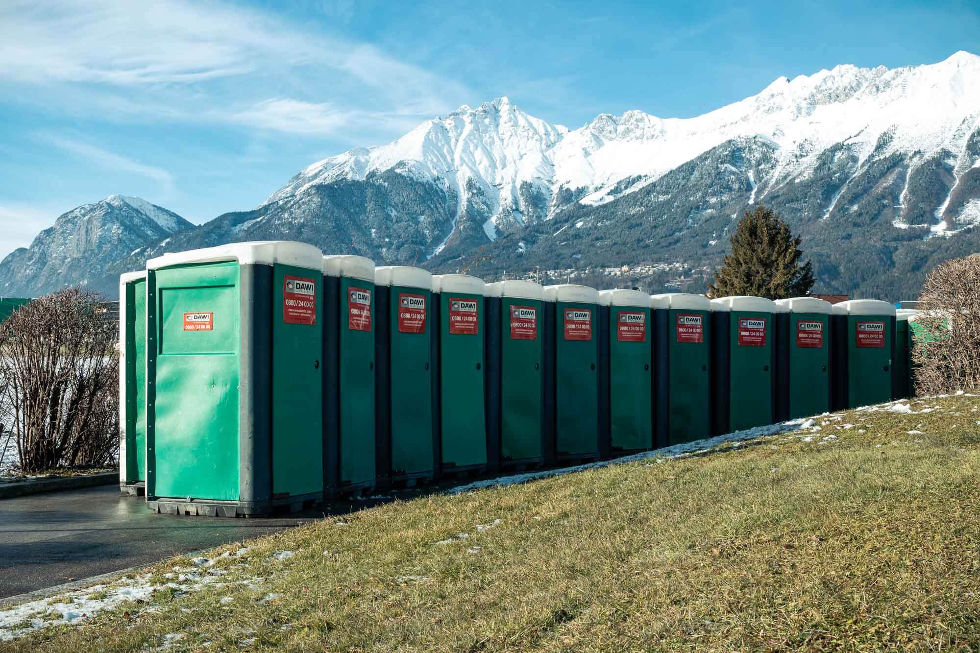 Mobile WCs in Söll